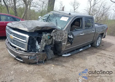 2014 Chevrolet Silverado 1500 High Country из США, поврежденный, VIN 3GCPCTECXEG483025